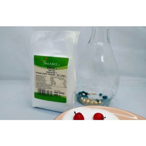 Balance Food Stevia PLUS 500 g (čtyřnásobná sladící síla)