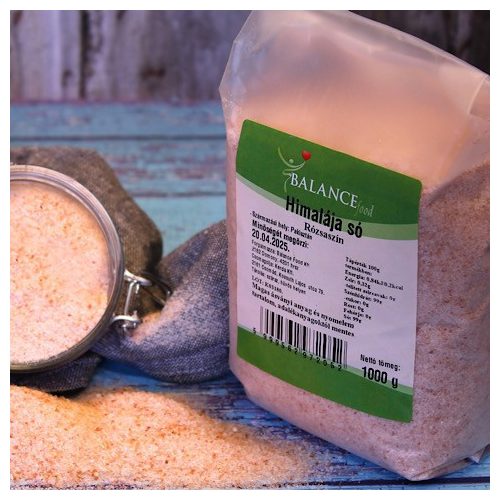Himalájská sůl, růžová, jemná, 1000g/1kg.