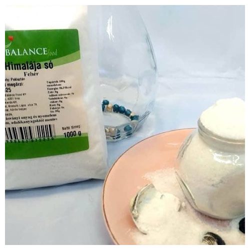 Himálajská sůl, bílá, jemná, 1000g/1kg