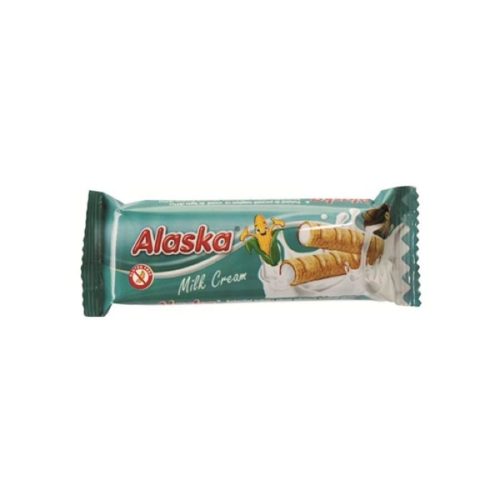 Alaska kukuřičné tyčinky plněné mléčným krémem 18g