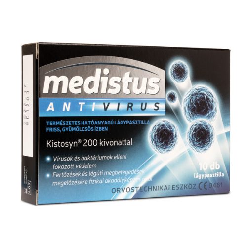Medistus® Antivirová měkká pastilka ZDRAVOTNICKÝ PROSTŘEDEK CE 0481