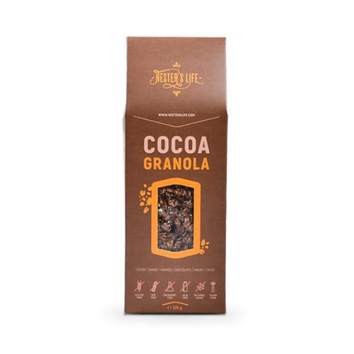 Hester's Life Cocoa Granola/  kakaová granola 320 g