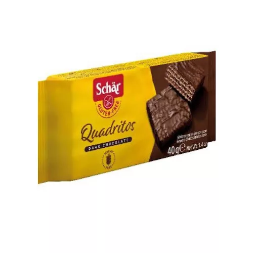 Schar Quadritos, čokoládová oblátka, 40g.