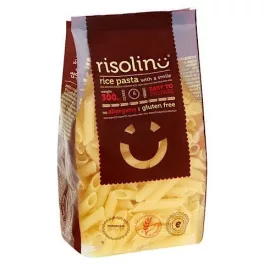 Risolino, rýžová těstovina, Penne, bezlepková, 300g