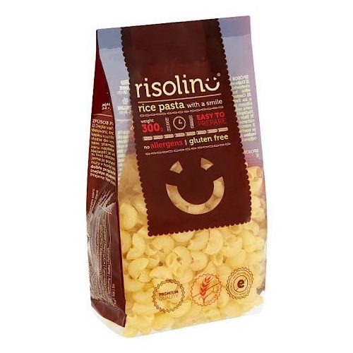 Risolino, rýžové těstoviny, Cornetti, bez lepku, 300g.