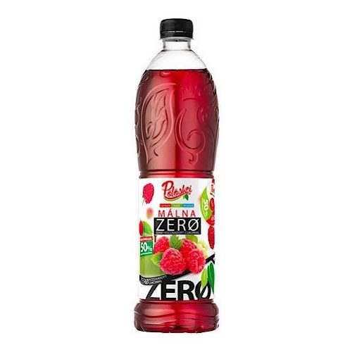 Pölöskei sirup, ZERO, malinová příchuť, 1 litr