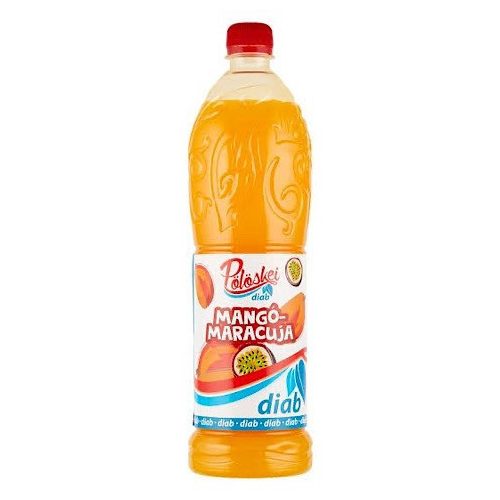 Pölöskei sirup, diabetický, s příchutí manga a marakuji, 1 litr