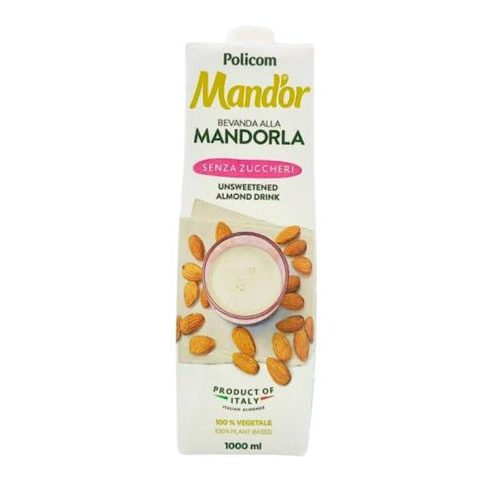 Mand'or Prémiové Mandleové Mléko, bez cukru, 1000 ml.