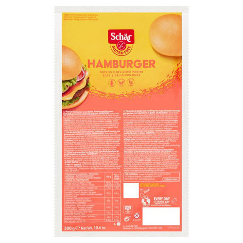 Schar Hamburger houska, bezlepková, (4 ks) 300 g