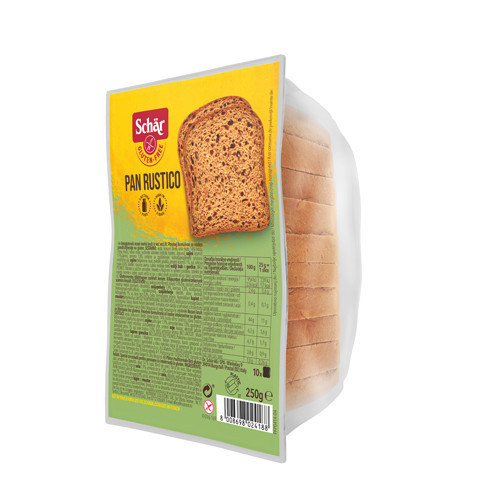 Chleba Schar Pan Rustico, bezlepkový, bezlaktózový, 250 g.