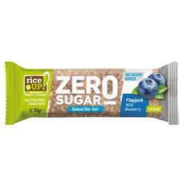   Rice up, Zero Ovesný sušenka s borůvkami, bez přidaného cukru, bezlepkové, 70g