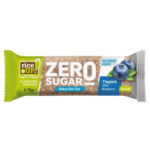 Rice up, Zero Ovesný sušenka s borůvkami, bez přidaného cukru, bezlepkové, 70g