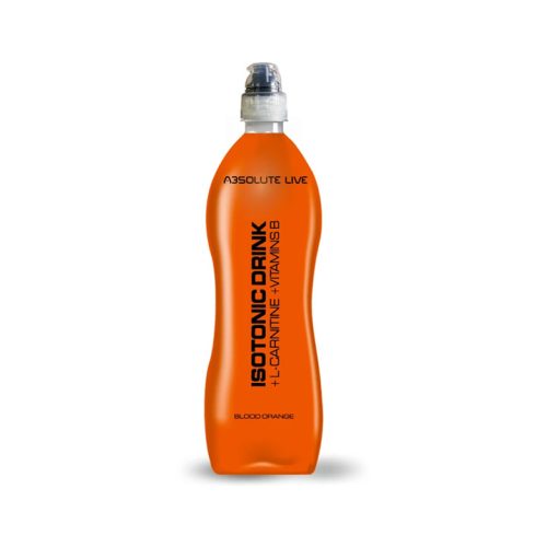 Absolute Live, izotonický nápoj s L-karnitinem, příchuť červeného pomeranče, 900 ml