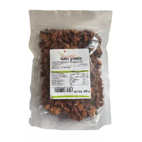 Balancefood granola, malinová mandlová, 600 g.