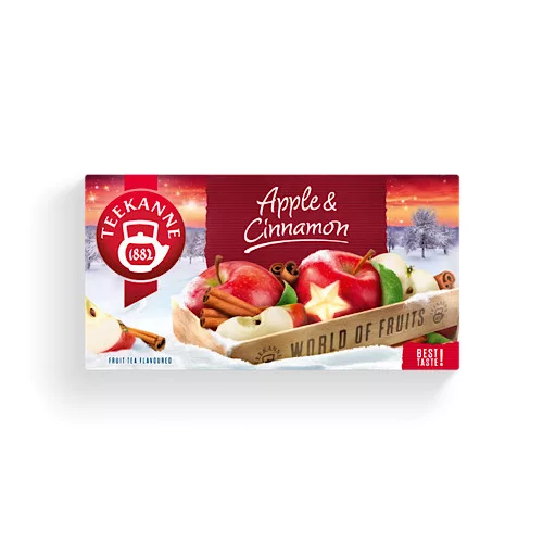 Teekanne, WOF Apple Cinnamon, ovocný čaj s jablkem a skořicí, 45g