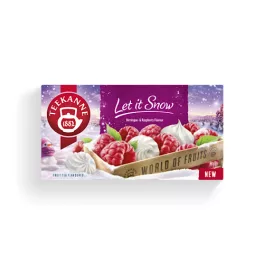   Teekanne, WOF Let it Snow, ovocný čaj s příchutí bezy a maliny, 45g