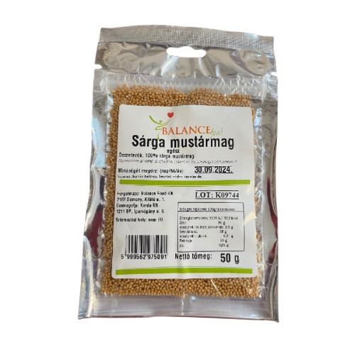 Hořčičné semínko, žluté, celé, 50g