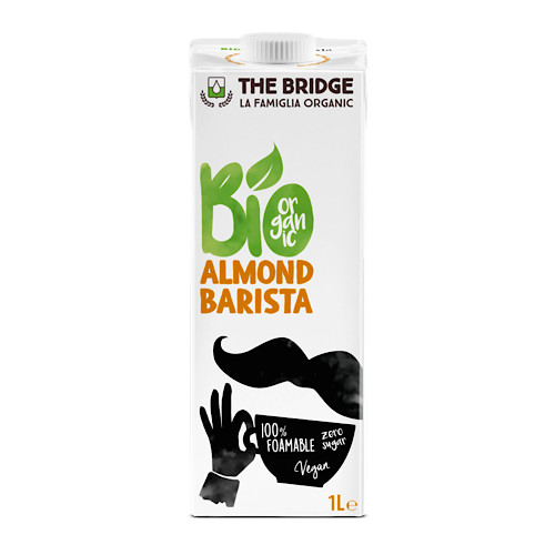 The Bridge Bio Barista mandlový nápoj, bez cukru, 1 l.