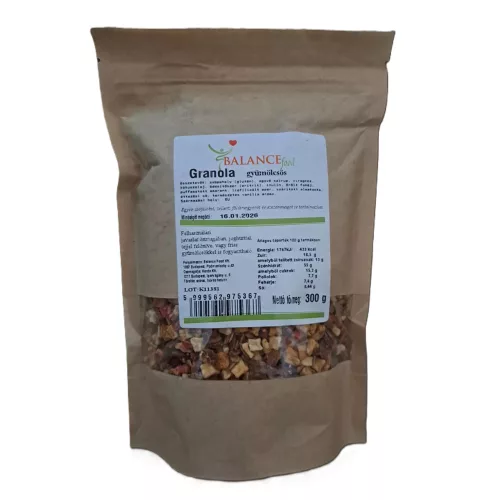 Balancefood granola, gyümölcsös, 300g