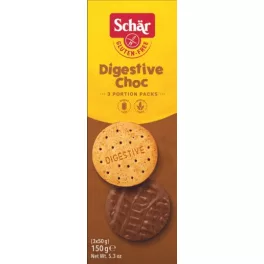   Gullón Digestive Choco - bezcukrové, otrubové sušenky namočené v čokoládě, 270g.
