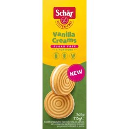 Schär Cukormentes Vaniliás keksz, 115 g