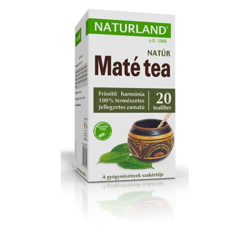 Naturland Maté tea natúr filteres 20x2 g