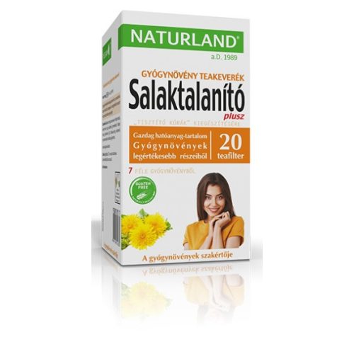 Naturland Salaktalanító plusz teakeverék filteres 20x1,75 g