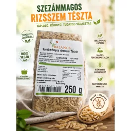 Balancefood sezamové těstoviny ve tvaru rýže, 250 g