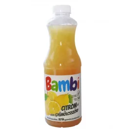 Bambi light citrom, 1 liter