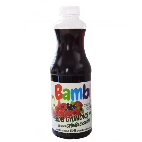 Bambi light erdei gyümölcs, 1000 ml
