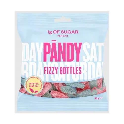 PÄNDY Gumicukor Fizzy Bottles 50g (1g Cukor)