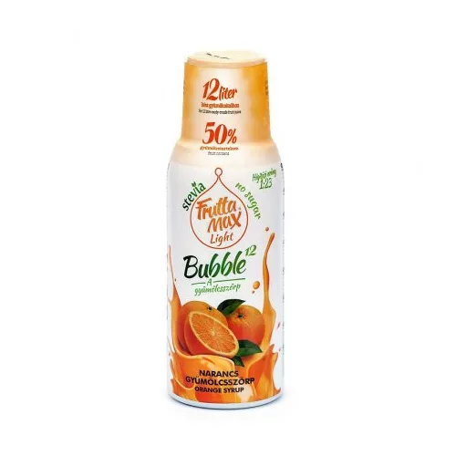 Fruttamax Bubble 12 pomeranč light 500 ml