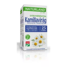  Naturland Heřmánkový květový čaj, nálevové sáčky 25 × 1 g