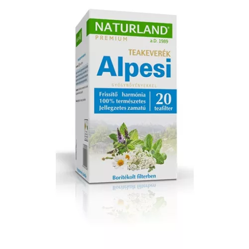 Naturland alpská bylinná čajová směs sáčky 20x1 g