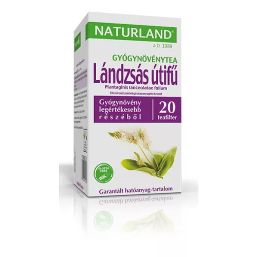 Naturland Čaj z jitrocele kopinatého, nálevové sáčky 20 × 1,5 g