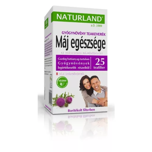 Naturland Čajová směs pro zdraví jater, nálevové sáčky 25 x 1 g