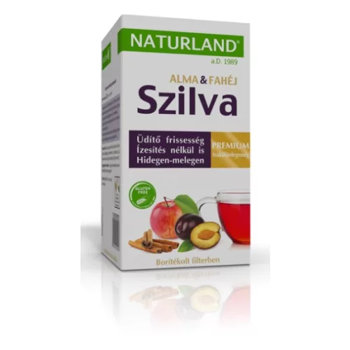 Naturland Premium čajová směs se švestkou, jablkem a skořicí 20 × 2 g
