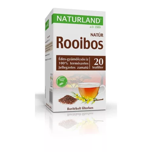 Naturland Rooibos čaj, nálevové sáčky 20x1,5 g