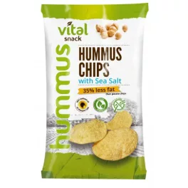 VitalSnack Hummusové chipsy s mořskou solí – 65 g