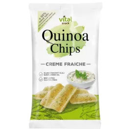 VitalSnack quinoa chipsy se smetanovou příchutí, 65 g